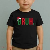 Funny Christmas Bruh Xmas Bruh Toddler T-Shirt thumb 2