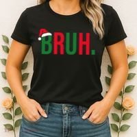 Funny Christmas Bruh Xmas Bruh Women's T-Shirt thumb 2