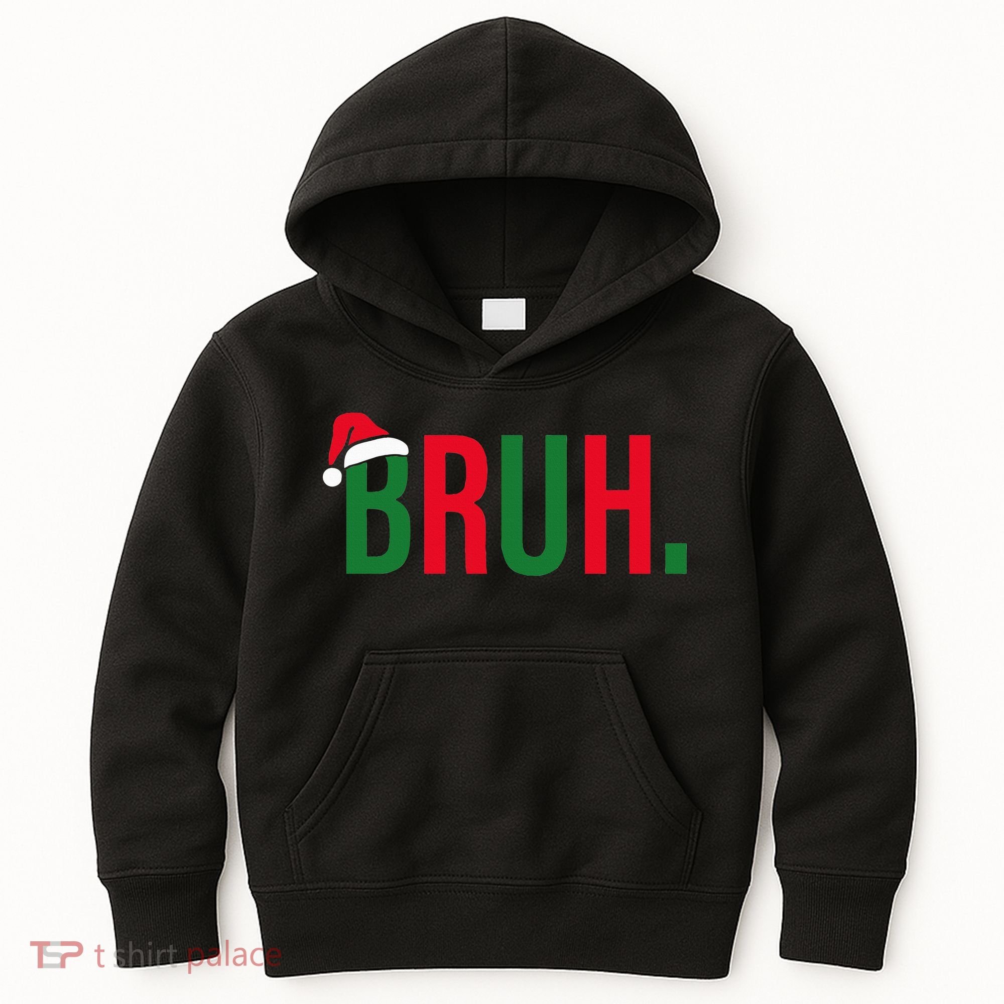 Funny Christmas Bruh Xmas Bruh Kids Hoodie