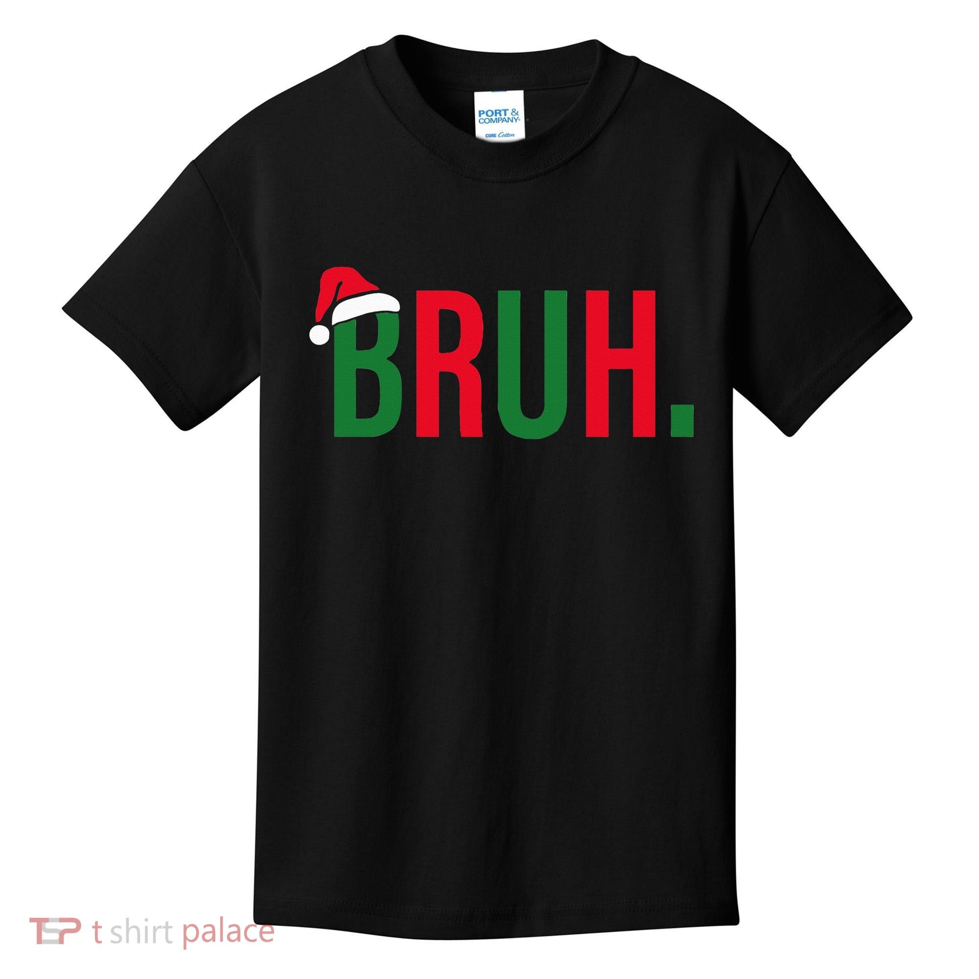 Funny Christmas Bruh Xmas Bruh Kids T-Shirt