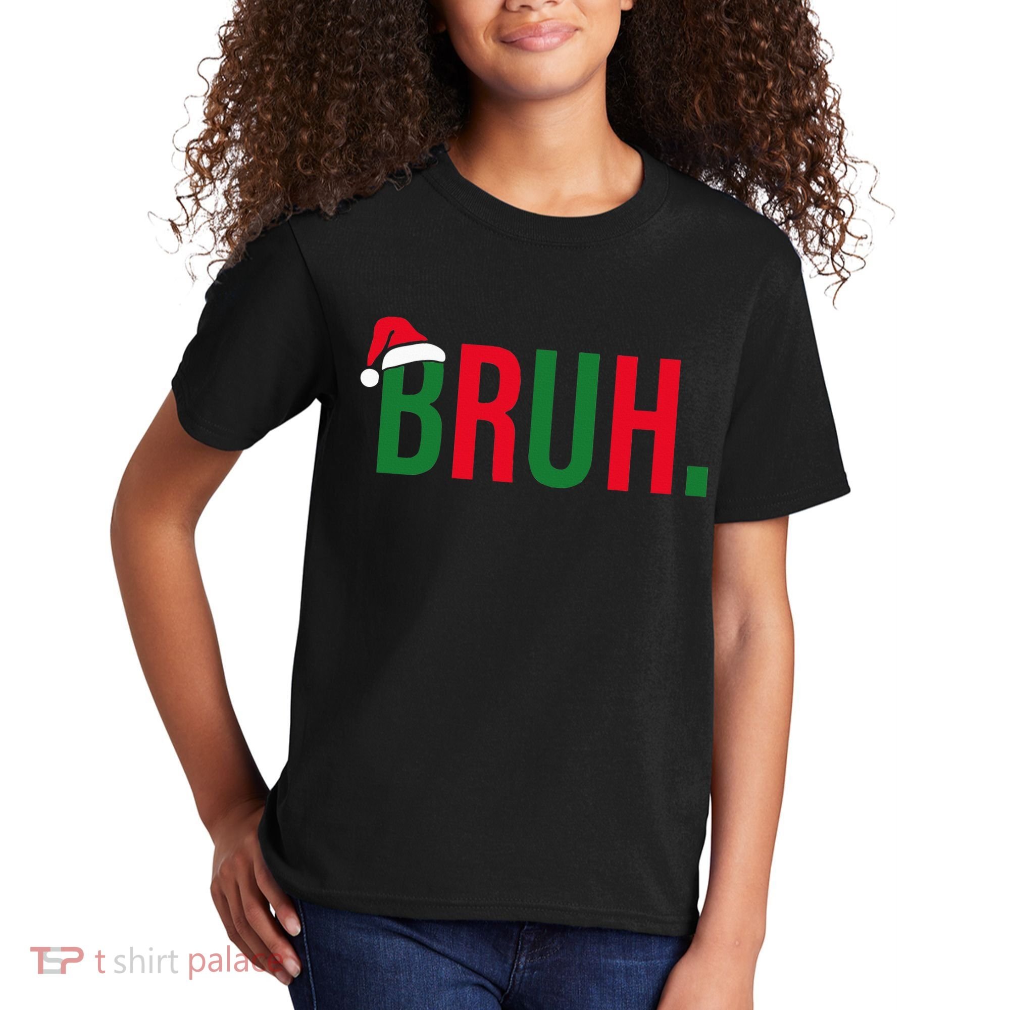 Funny Christmas Bruh Xmas Bruh Kids T-Shirt