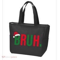 Funny Christmas Bruh Xmas Bruh Tote Bag thumb 3