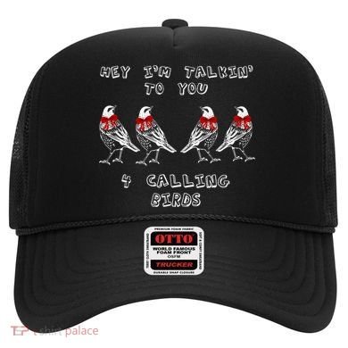 Four Calling Birds Funny Twelve Days Of Christmas Gift Hat