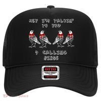 Four Calling Birds Funny Twelve Days Of Christmas Gift Hat thumb 0