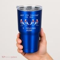 Four Calling Birds Funny Twelve Days Of Christmas Gift Tumbler thumb 2