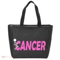 Funk Cancer Breast Cancer Funny Tote Bag thumb 0