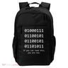 Funny Computer Binary Code Programmer Developer Geek Gift Great Gift Backpack
