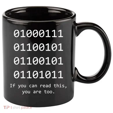 Funny Computer Binary Code Programmer Developer Geek Gift Great Gift 11oz C Handle Ceramic Mug
