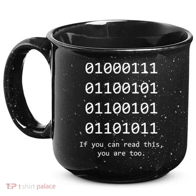 Funny Computer Binary Code Programmer Developer Geek Gift Great Gift 15oz Campfire Ceramic Mug