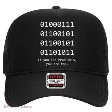 Funny Computer Binary Code Programmer Developer Geek Gift Great Gift Hat