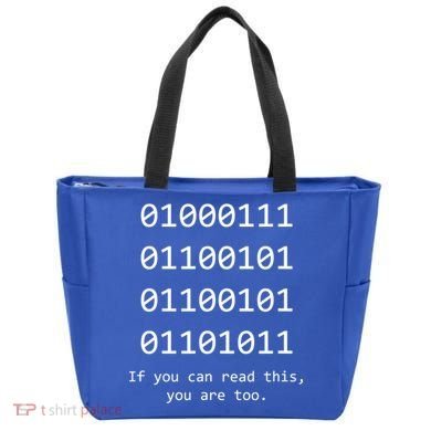 Funny Computer Binary Code Programmer Developer Geek Gift Great Gift Tote Bag