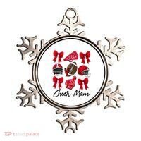 Football Coquette Bow Cheer Mom Red Ornament thumb 0