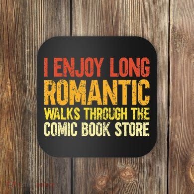 Funny Comic Book Lovers Comic Book Reader Comic Book Fans Coaster