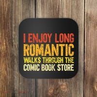 Funny Comic Book Lovers Comic Book Reader Comic Book Fans Coaster thumb 0