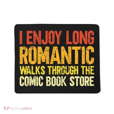 Funny Comic Book Lovers Comic Book Reader Comic Book Fans Mousepad