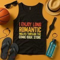 Funny Comic Book Lovers Comic Book Reader Comic Book Fans Tank Top thumb 4