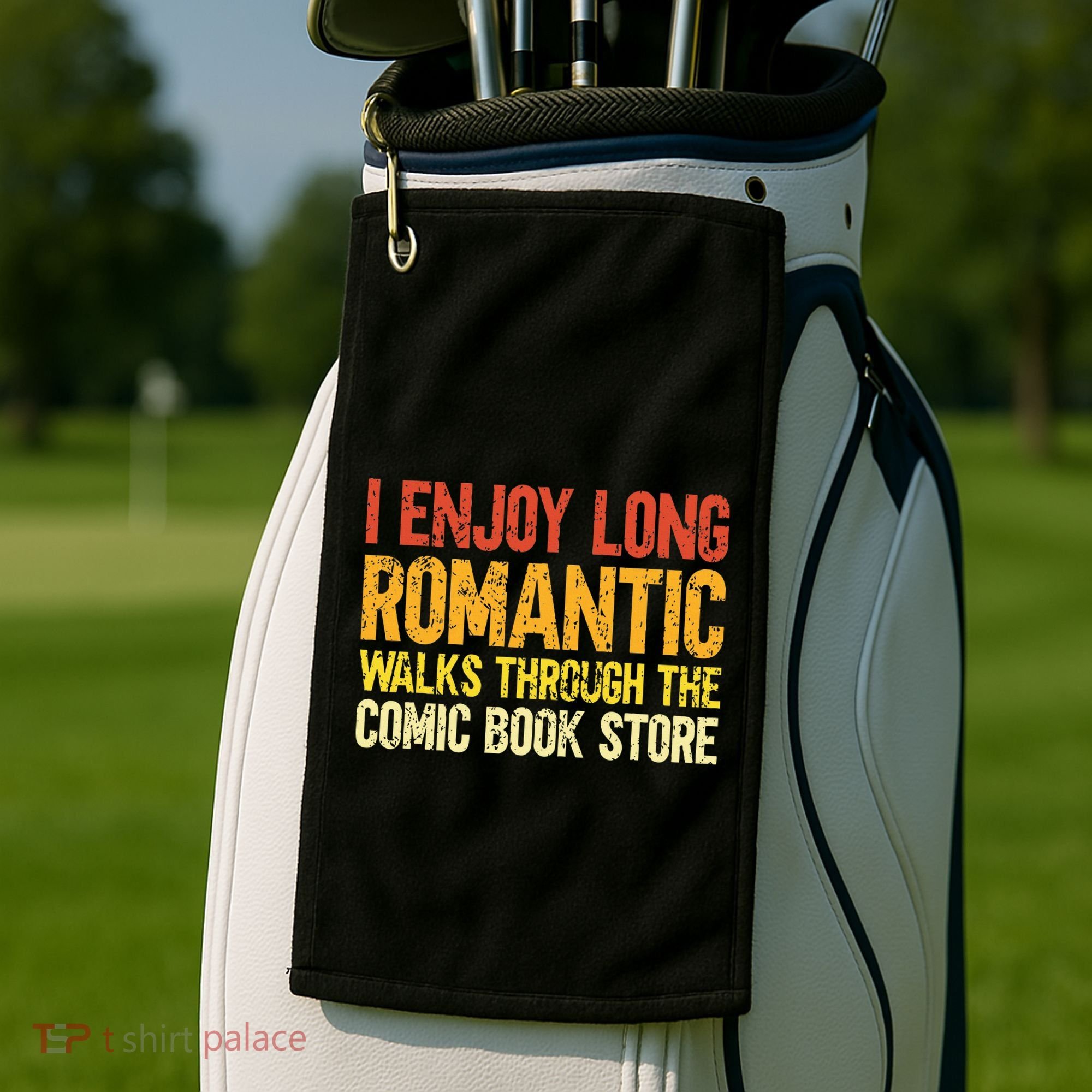 Funny Comic Book Lovers Comic Book Reader Comic Book Fans Golf Towel