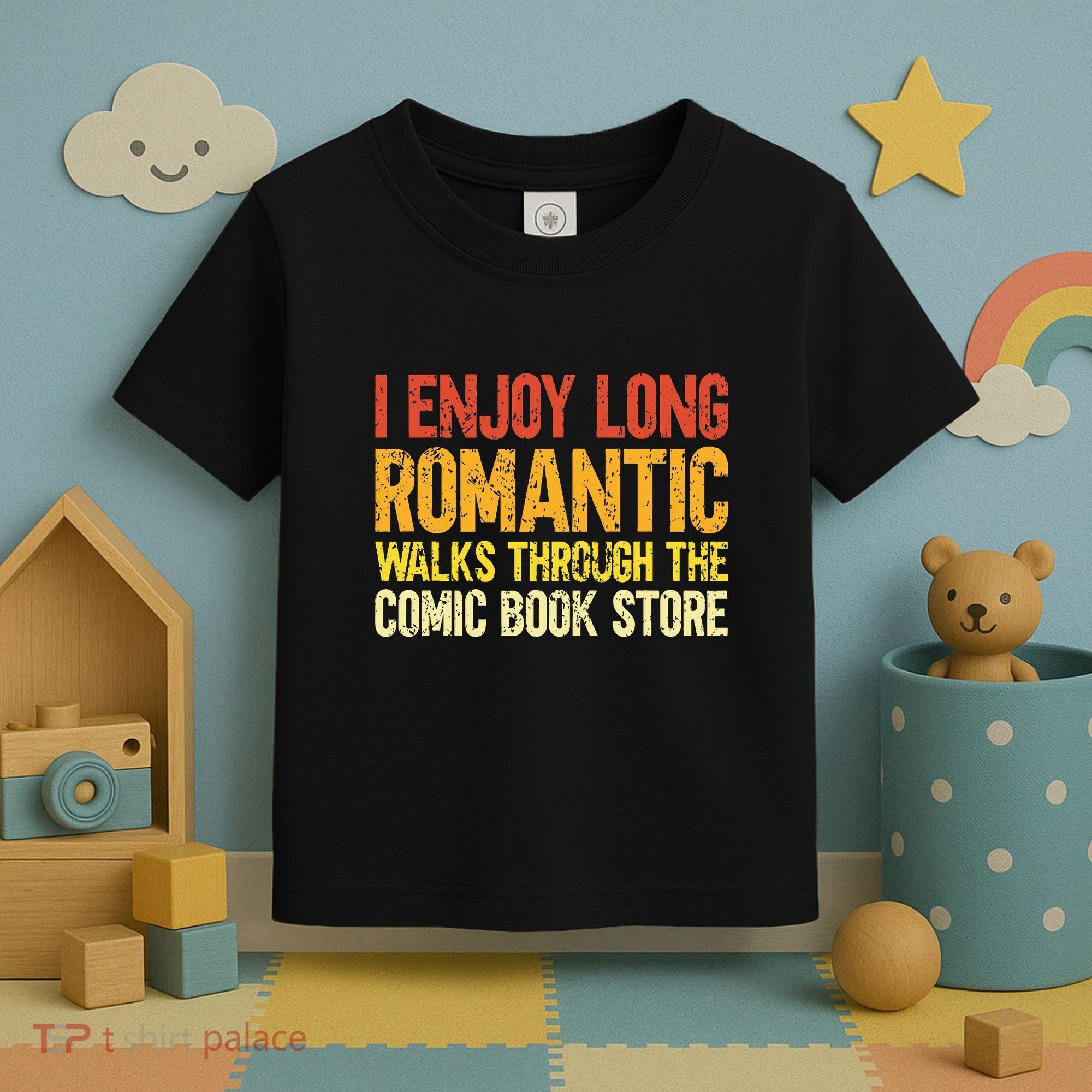 Funny Comic Book Lovers Comic Book Reader Comic Book Fans Toddler T-Shirt