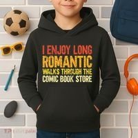 Funny Comic Book Lovers Comic Book Reader Comic Book Fans Kids Hoodie thumb 2