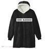 Funny Code Blooded Software Engineer Programmer Hooded Wearable Blanket