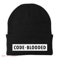Funny Code Blooded Software Engineer Programmer Beanie thumb 0