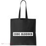 Funny Code Blooded Software Engineer Programmer Tote Bag