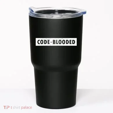 Funny Code Blooded Software Engineer Programmer Tumbler