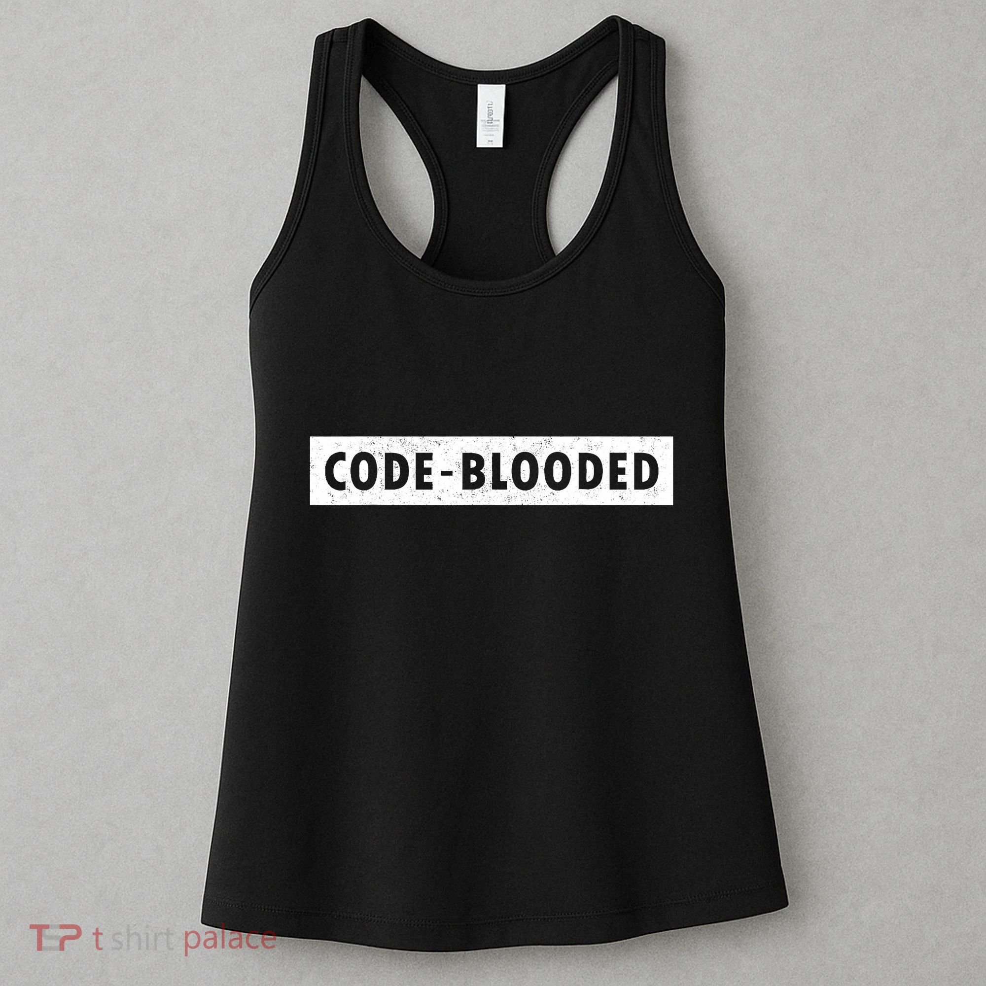 Funny Code Blooded Software Engineer Programmer Women's Tank Top