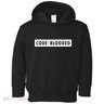 Funny Code Blooded Software Engineer Programmer Toddler Hoodie