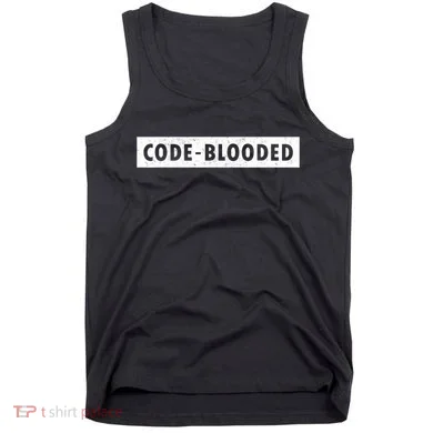 Funny Code Blooded Software Engineer Programmer Tank Top