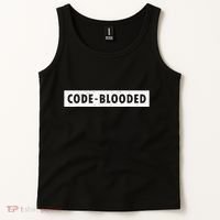 Funny Code Blooded Software Engineer Programmer Tank Top thumb 2