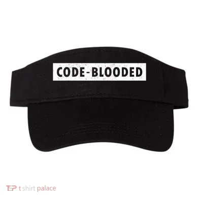 Funny Code Blooded Software Engineer Programmer Visor