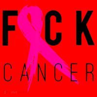 Fuck Cancer Breast Cancer Awareness Retro Distressed Santa Hat thumb 1