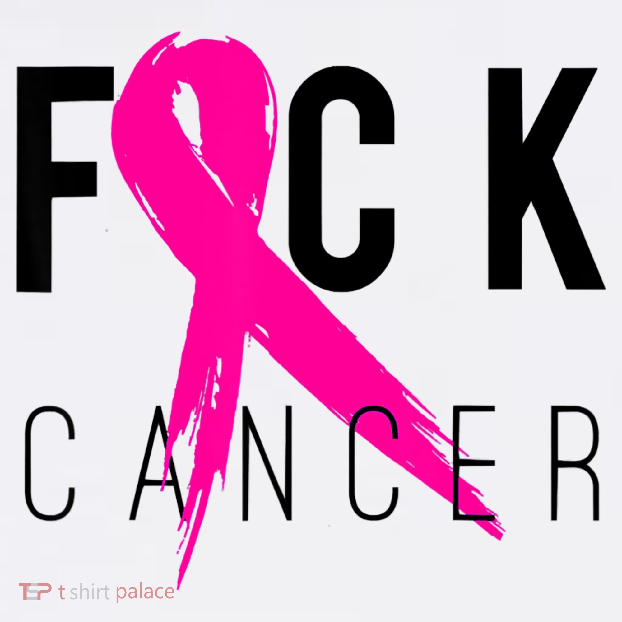 Fuck Cancer Breast Cancer Awareness Retro Distressed T-Shirt