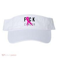 Fuck Cancer Breast Cancer Awareness Retro Distressed Visor thumb 0