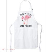 Flamingo Cruise Blame It On The Drink Package Drinking Booze Apron thumb 0