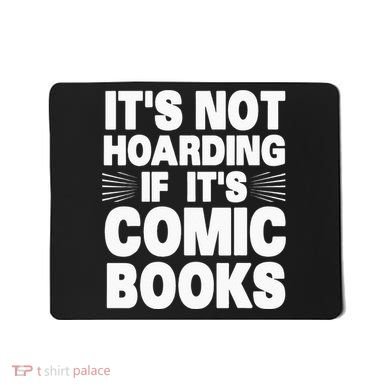 Funny Comic Book Lovers Design For Men Women Comic Book Fans Mousepad