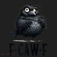 F-Caw-F  Crow  Bird Funny Crow F-Caw-F   Women's Sweatshirt thumb 2