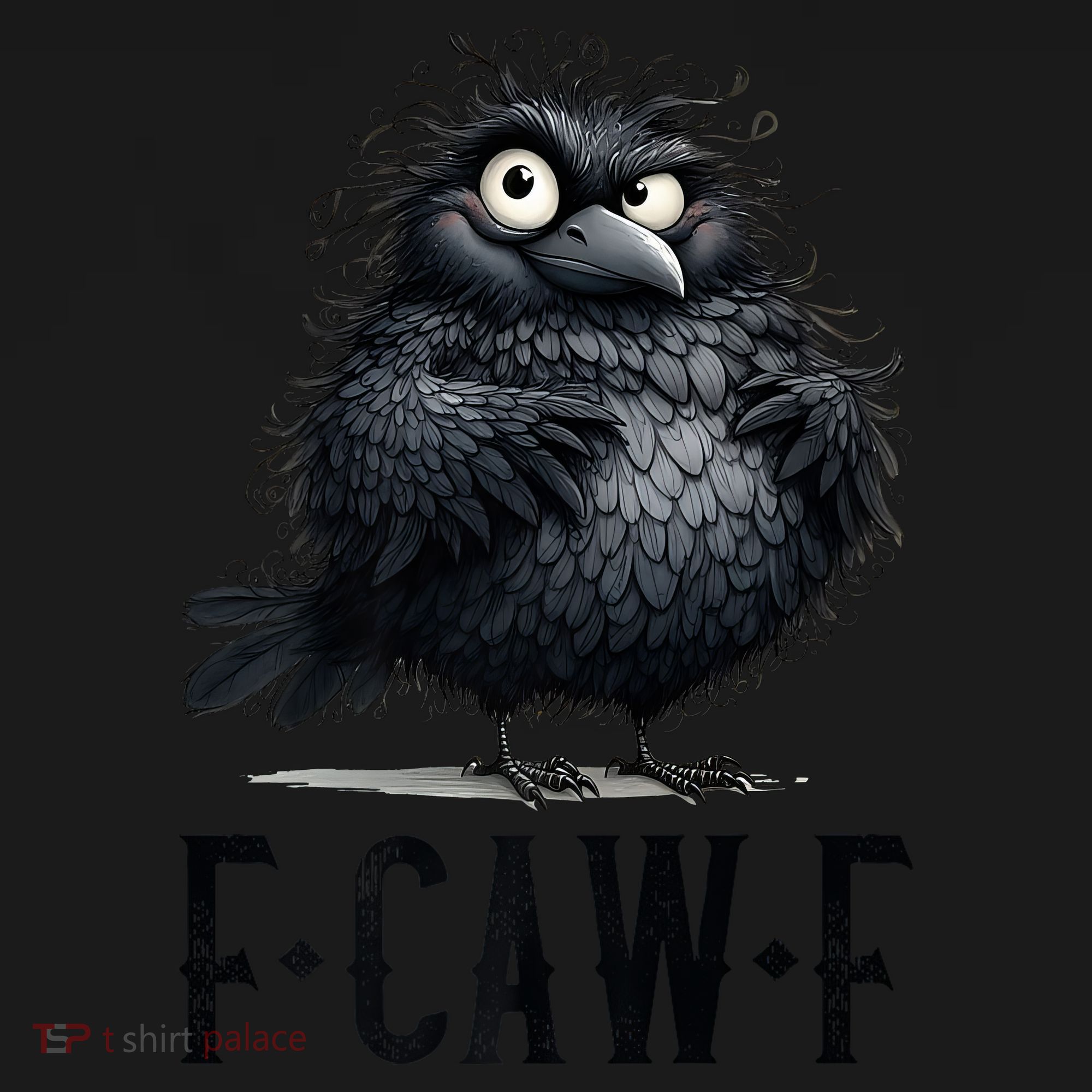 F-Caw-F  Crow  Bird Funny Crow F-Caw-F   Toddler Hoodie