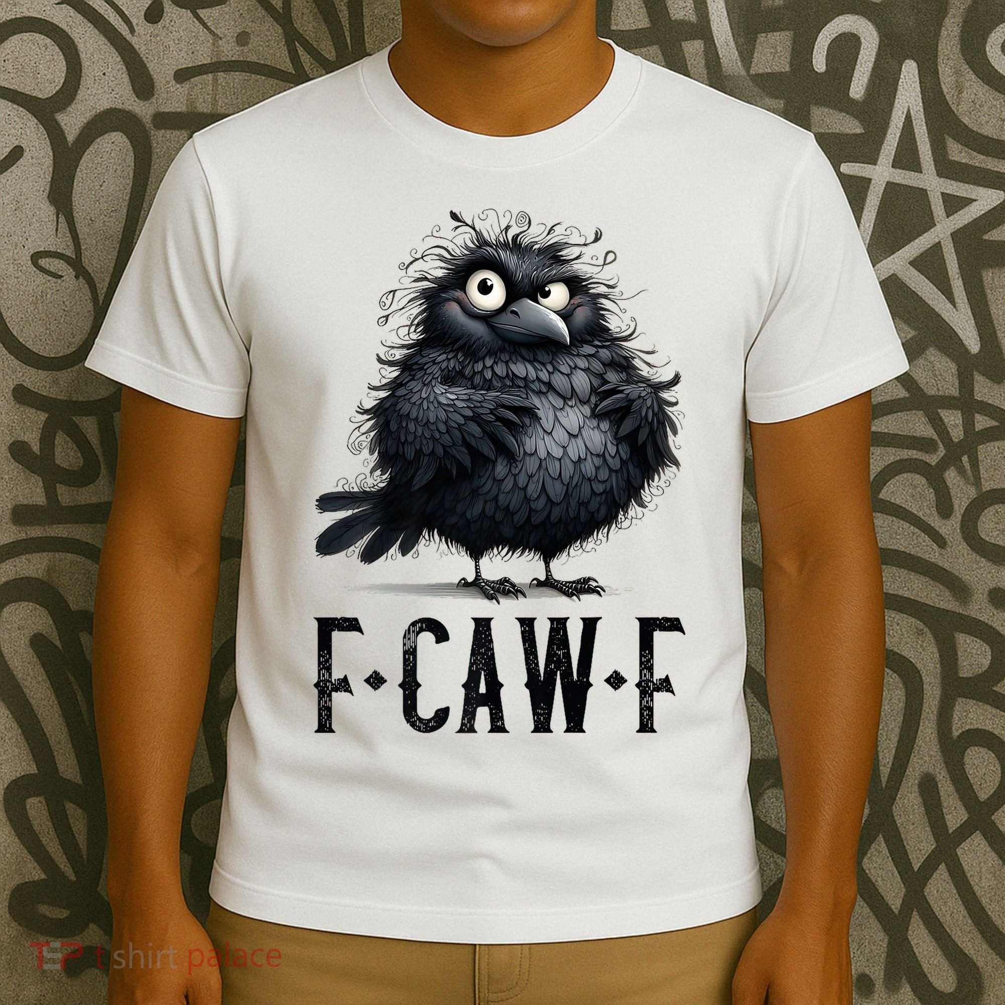 F-Caw-F  Crow  Bird Funny Crow F-Caw-F   T-Shirt