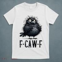 F-Caw-F  Crow  Bird Funny Crow F-Caw-F   T-Shirt thumb 5
