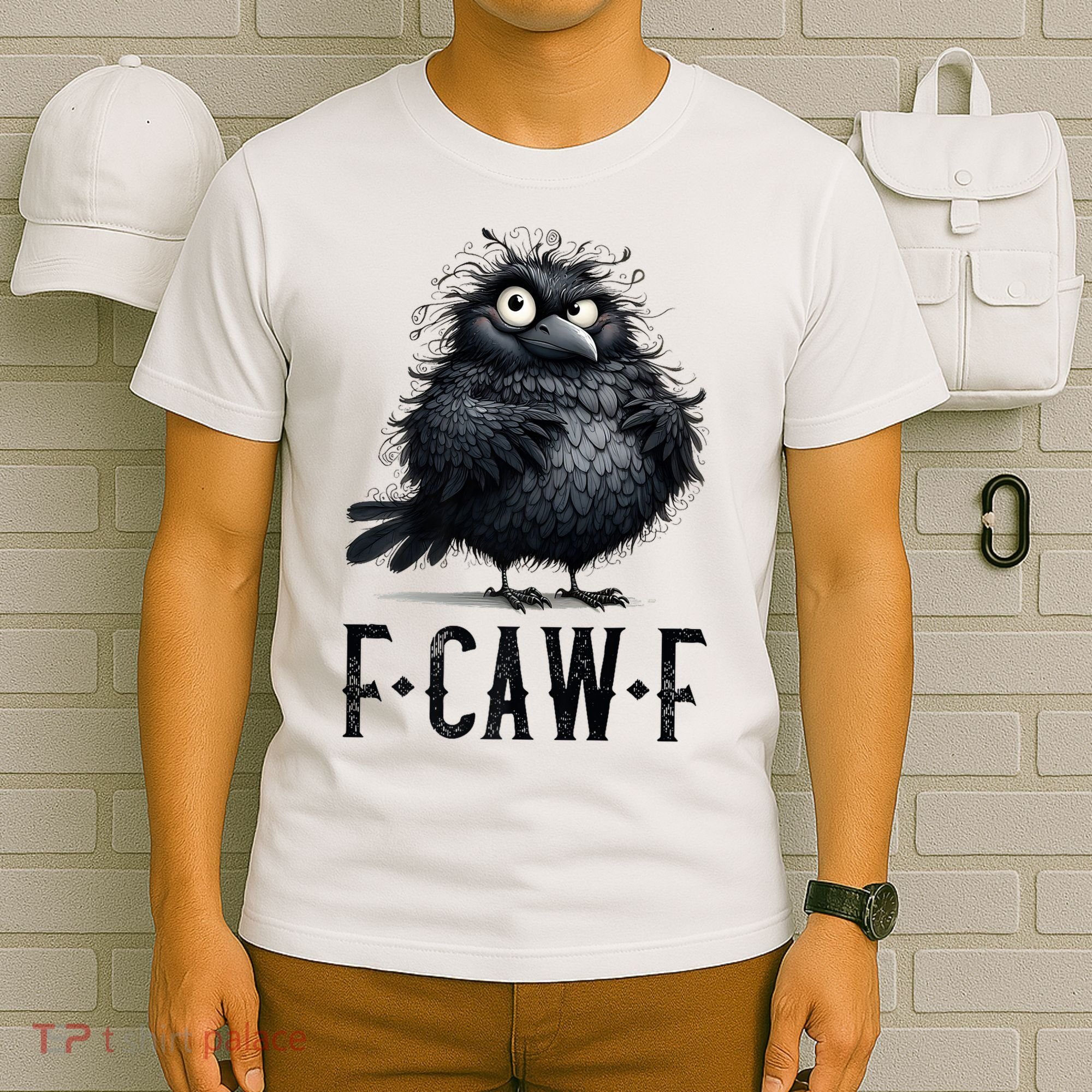F-Caw-F  Crow  Bird Funny Crow F-Caw-F   T-Shirt