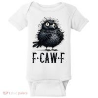 F-Caw-F  Crow  Bird Funny Crow F-Caw-F   Baby Bodysuit thumb 0