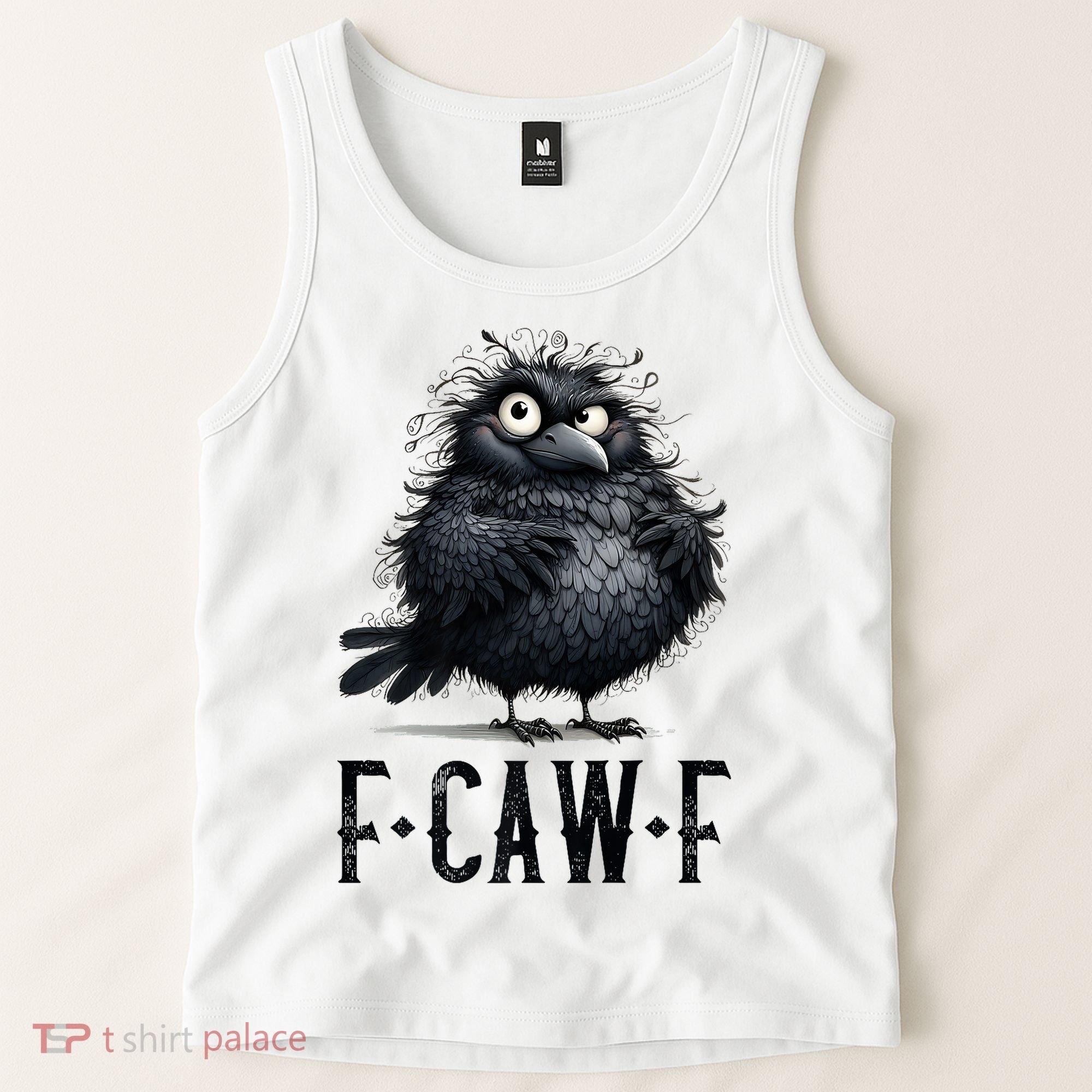 F-Caw-F  Crow  Bird Funny Crow F-Caw-F   Tank Top