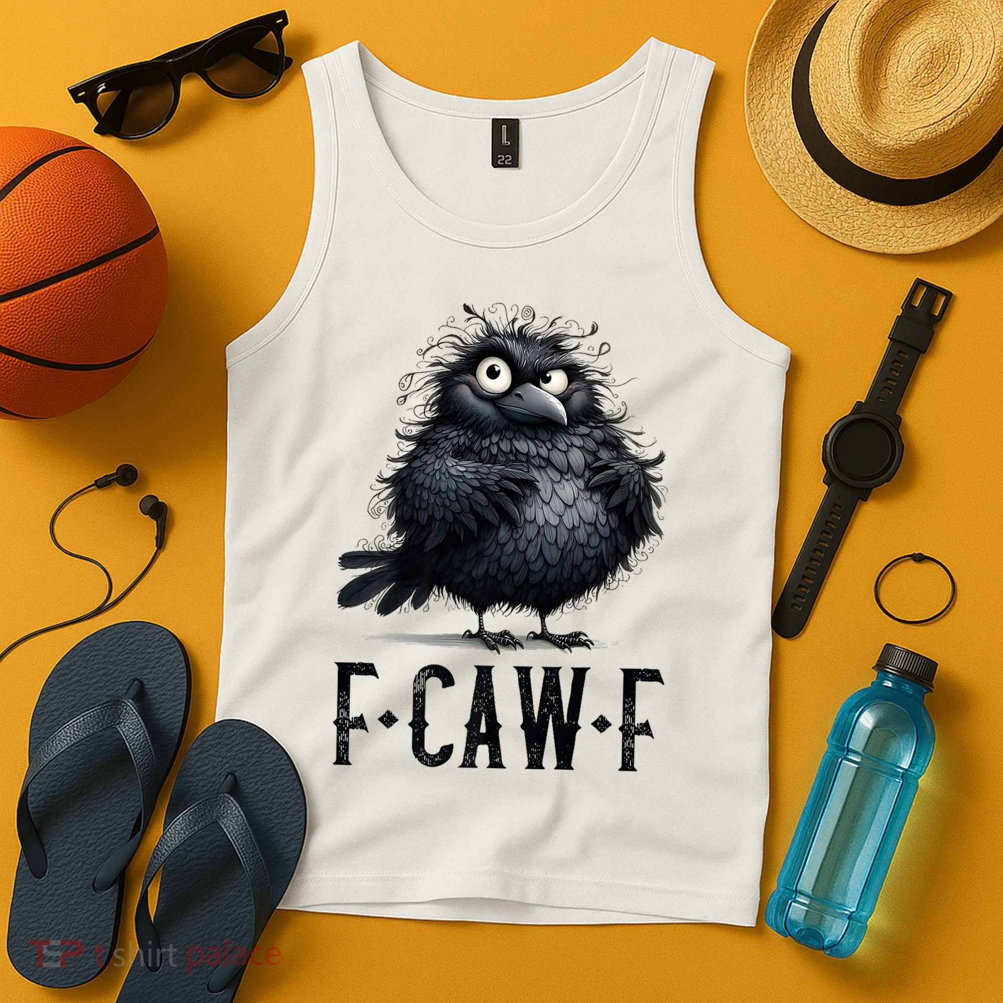 F-Caw-F  Crow  Bird Funny Crow F-Caw-F   Tank Top