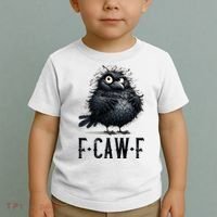 F-Caw-F  Crow  Bird Funny Crow F-Caw-F   Toddler T-Shirt thumb 2