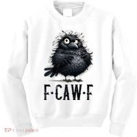 F-Caw-F  Crow  Bird Funny Crow F-Caw-F   Kids Sweatshirt thumb 0