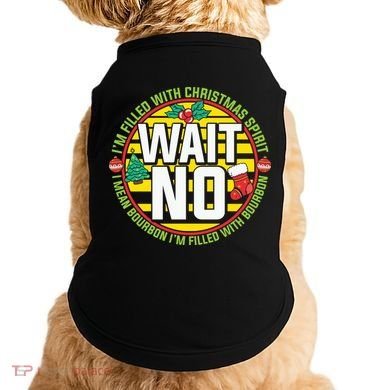 Funny Christmas Bourbon Doggie Tank