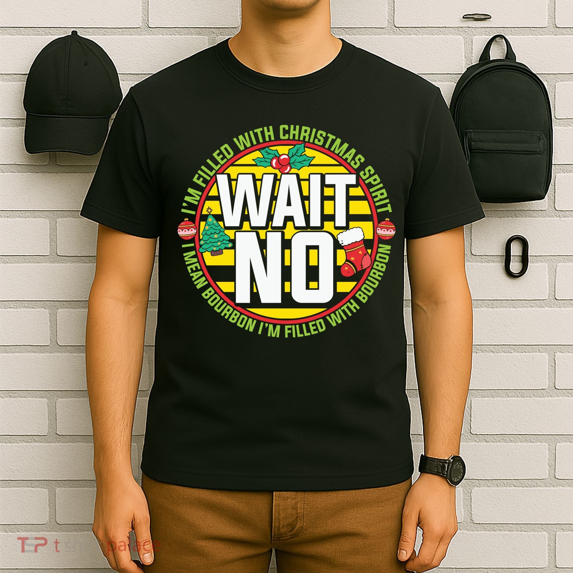 Funny Christmas Bourbon T-Shirt