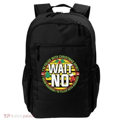 Funny Christmas Bourbon Backpack